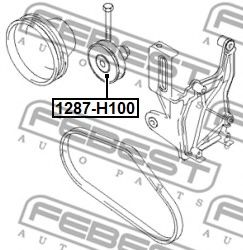 Натяжной ролик поликлинового ремня FEBEST 1287-H100 - Фото 1