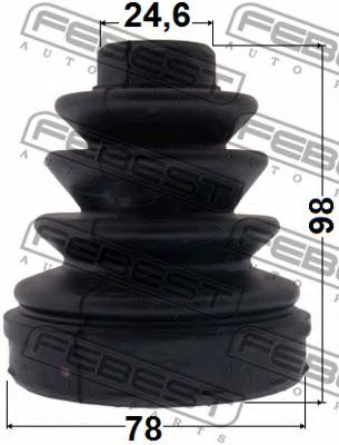 Пыльник ШРУСА FEBEST 1415-ACT - Фото 1