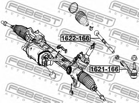 Рулевая тяга FEBEST 1622-166 - Фото 1