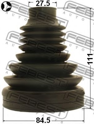 Пыльник ШРУСА FEBEST 1715-Q5T - Фото 1