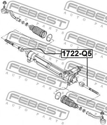 Рулевая тяга FEBEST 1722-Q5 - Фото 1