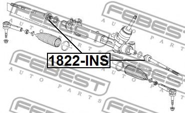 Рулевая тяга FEBEST 1822-INS - Фото 1