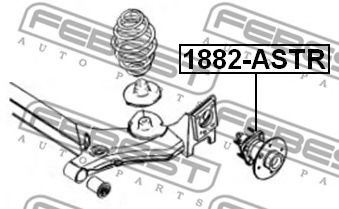 Ступица колеса FEBEST 1882-ASTR - Фото 1