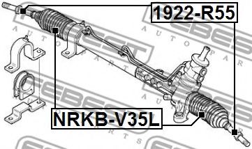 Рулевая тяга FEBEST 1922-R50 - Фото 1