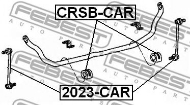 Тяга / стойка стабилизатора FEBEST 2023-CAR - Фото 1