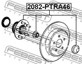 Ступица колеса FEBEST 2082-PTRA46 - Фото 1