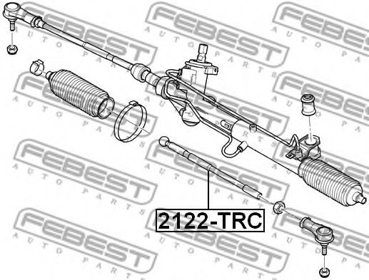 Рулевая тяга FEBEST 2122-TRC - Фото 1