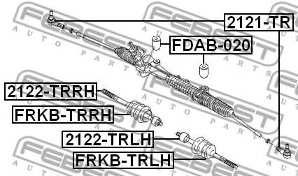 Рулевая тяга FEBEST 2122-TRLH - Фото 1