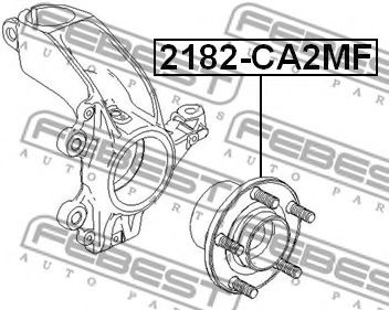 Ступиця колеса FEBEST 2182-CA2MF - Фото 1