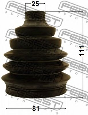 Пыльник ШРУСА FEBEST 2217P-SPOR - Фото 1