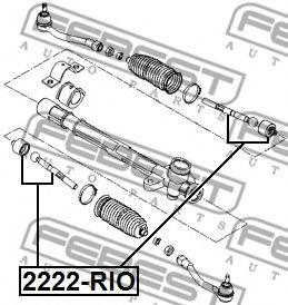 Рулевая тяга FEBEST 2222-RIO - Фото 1