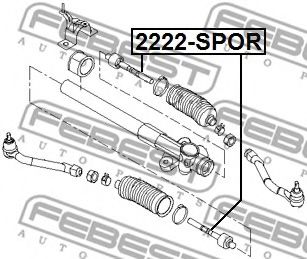Рулевая тяга FEBEST 2222-SPOR - Фото 1