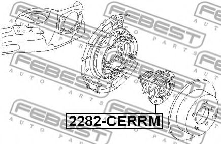 Ступица колеса FEBEST 2282-CERRM - Фото 1