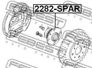 Ступица колеса FEBEST 2282-SPAR - Фото 1