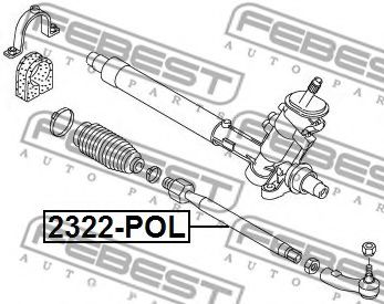 Рулевая тяга FEBEST 2322-POL - Фото 1