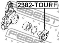 Ступиця колеса FEBEST 2382-TOURF - Фото 1