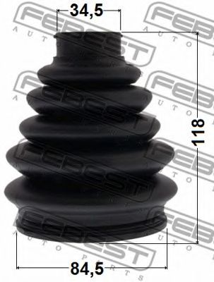 Пыльник ШРУСА FEBEST 2517-C5 - Фото 1