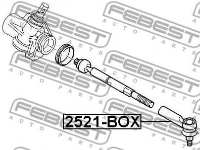 Наконечник рулевой тяги FEBEST 2521-BOX - Фото 1