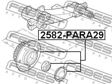Ступица колеса FEBEST 2582-PARA29 - Фото 1