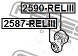 Натяжитель ремня FEBEST 2590-RELIII - Фото 1