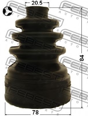 Пыльник ШРУСА FEBEST 2715-S40T - Фото 1