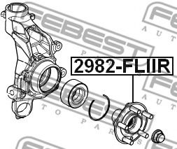 Ступица колеса FEBEST 2982-FLIIR - Фото 1