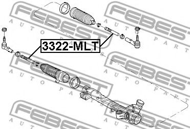 Рулевая тяга FEBEST 3322-MLT - Фото 1