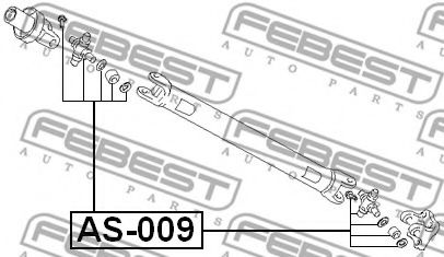 Карданный шарнир FEBEST AS-009 - Фото 1