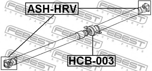 Карданный шарнир FEBEST ASH-HRV - Фото 1
