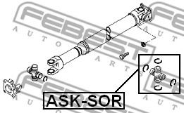 Карданный шарнир FEBEST ASK-SOR - Фото 1