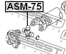 Карданный шарнир FEBEST ASM-75 - Фото 1