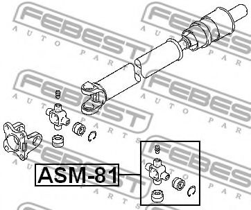 Карданный шарнир FEBEST ASM-81 - Фото 1