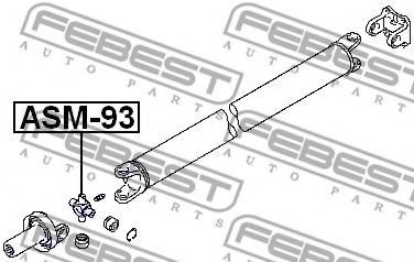 Карданный шарнир FEBEST ASM-93 - Фото 1