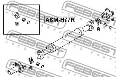 Карданный шарнир FEBEST ASM-H77R - Фото 1