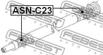 Карданный шарнир FEBEST ASN-C23 - Фото 1