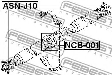 Карданный шарнир FEBEST ASN-J10 - Фото 1