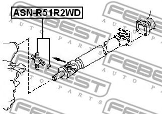 Карданный шарнир FEBEST ASN-R51R2WD - Фото 1