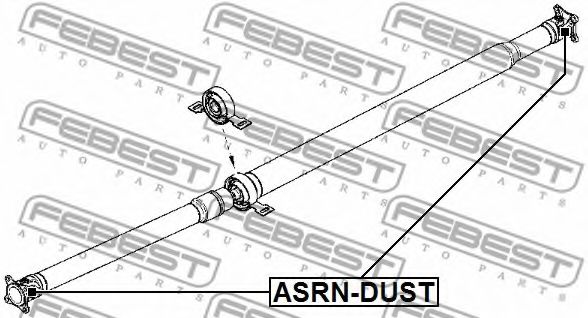 Карданный шарнир FEBEST ASRN-DUST - Фото 1