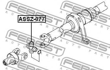 Карданный шарнир FEBEST ASSZ-077 - Фото 1