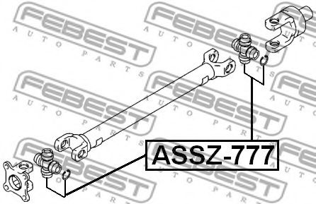 Карданный шарнир FEBEST ASSZ-777 - Фото 1