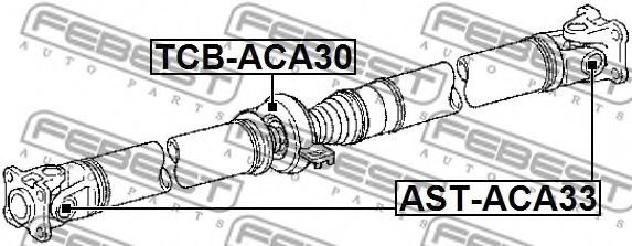 Карданный шарнир FEBEST AST-ACA33 - Фото 1