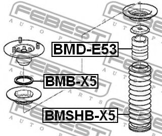 Амортизатор FEBEST BMD-E53 - Фото 1