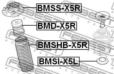Амортизатор FEBEST BMD-X5R - Фото 1