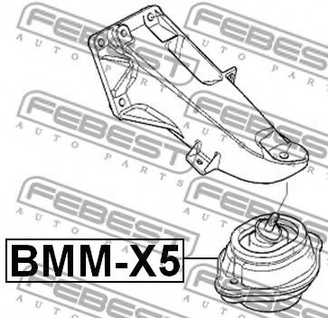 Подушка двигателя FEBEST BMM-X5 - Фото 1