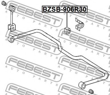 Опора, стабілізатор FEBEST BZSB-906R30 - Фото 1
