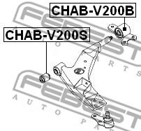 Сайлентблок рычага FEBEST CHAB-V200S - Фото 1