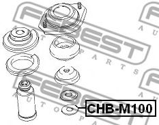 Подшипник качения, опора стойки амортизатора FEBEST CHB-M100 - Фото 1