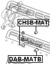 Сайлентблок рычага FEBEST CHSB-MAT - Фото 1