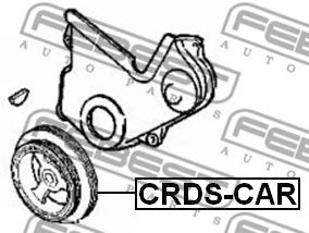 Шкив коленвала FEBEST CRDS-CAR - Фото 1