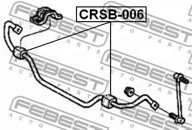 Опора, стабилизатор FEBEST CRSB-006 - Фото 1